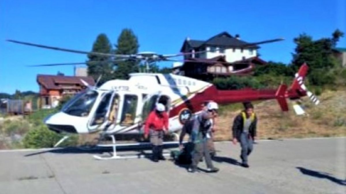 Turistas israelíes cayeron en la laguna Cretón, en Bariloche