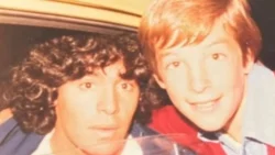 Es de Huincul, hace 40 años le sacó una foto a un chico con el Diego, ¡y lo busca para dársela!