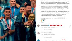 A 1 mes de la gloria: los posteos de los Campeones del Mundo