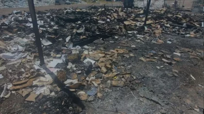 Se prendió fuego una cooperativa de reciclaje en el oeste
