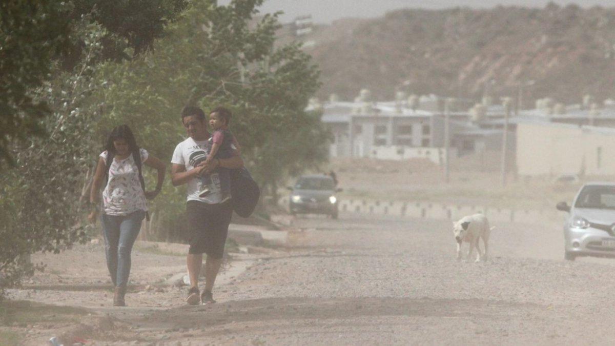 ¡Agarrate! Calor y mucho viento, en el inicio de semana neuquino