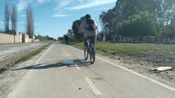 Habrá 1.700 metros nuevos de bicisenda en Parque Norte