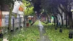 Un fuerte temporal dejó un muerto en San Luis