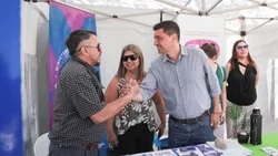 Koopmann visitó el dispositivo “Neuquén cerca tuyo”, en la meseta de Centenario