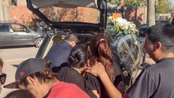Doble femicidio: velaron los cuerpos de Luz y Norma