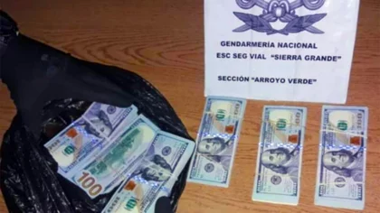 Llevaba una caja llena de dólares y se los secuestró Gendarmería