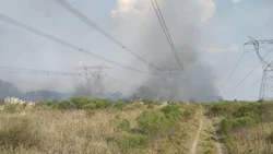 Un incendio provocó un apagón masivo en gran parte del país