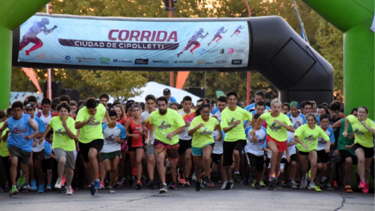 Se disputa la 37ª edición de la Corrida de Cipolletti