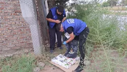 Robo fallido, fuga y celulares en el piso