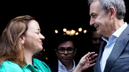 Moreau recibió al expresidente español Rodríguez Zapatero