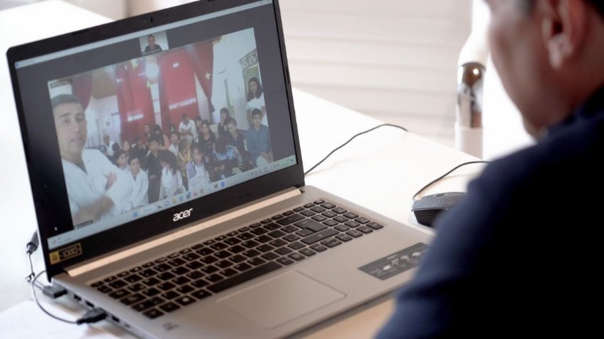 El internet llegó a la Escuela Albergue de Naunauco