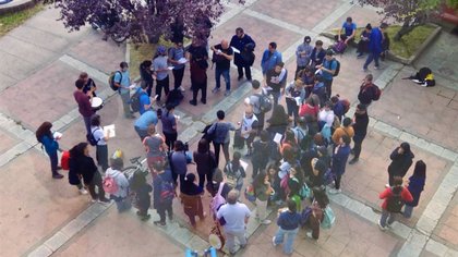 Neuquén: sindicalistas llevaron adolescentes a una protesta