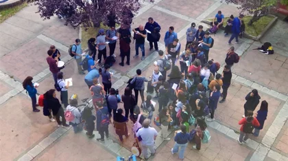 Neuquén: sindicalistas llevaron adolescentes a una protesta