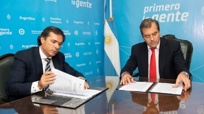 Gerez y Soria firmaron convenio para la búsqueda de menores