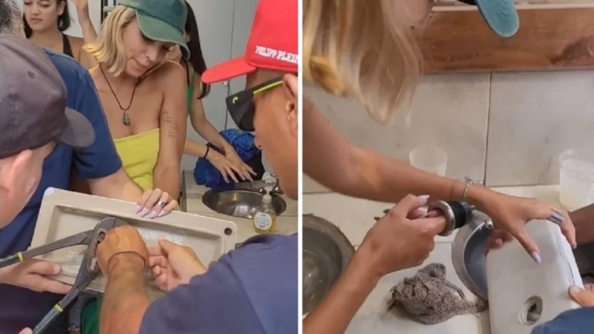 Insólito: fue al baño y se le atascó el dedo en el inodoro