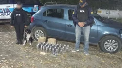 Barilochenses tenían 3 kilos de marihuana en latas de cerveza