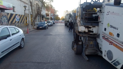 Juan B. Justo cortada por obras de repavimentación