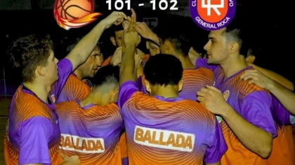 Deportivo Roca ganó un partido increíble en la cordillera