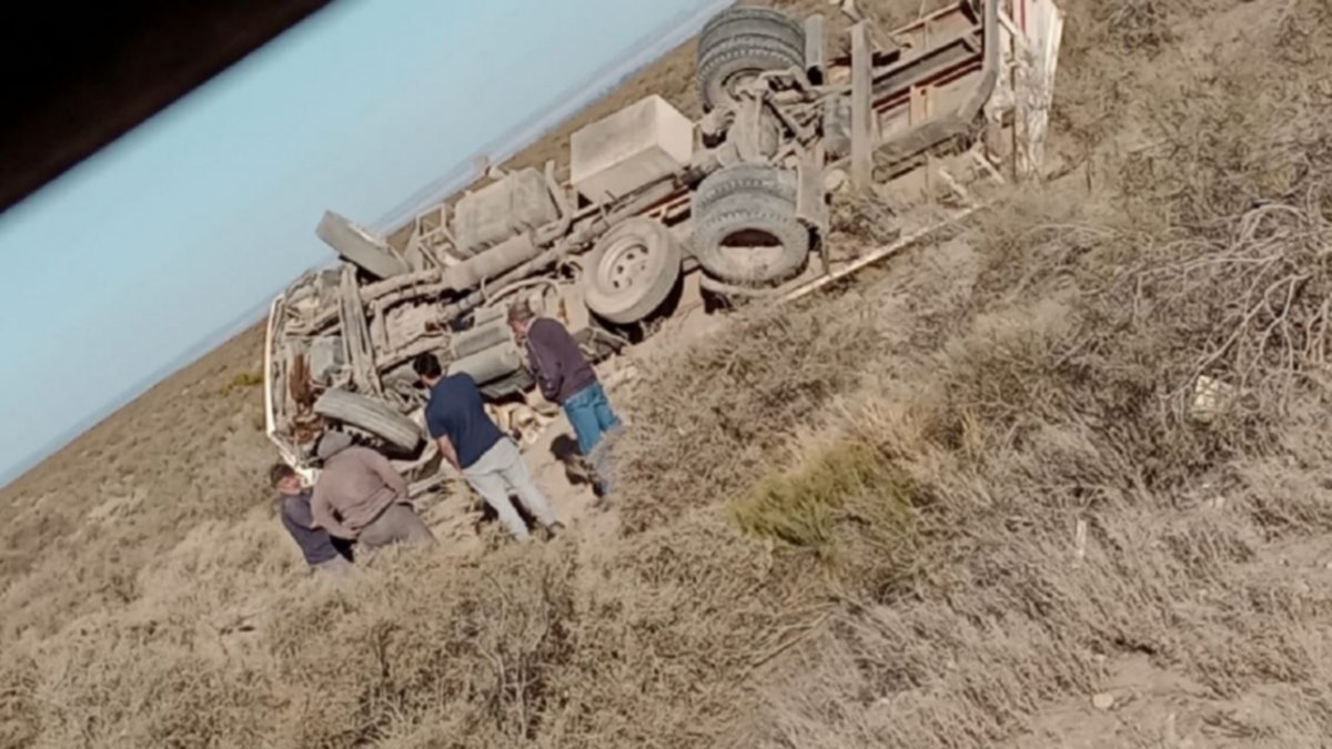 Otro vuelco por el mal estado de la Ruta 151