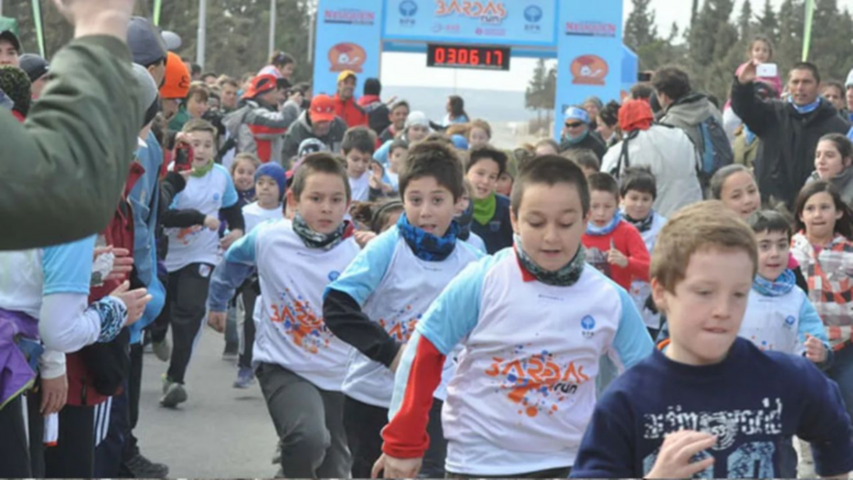 Más de 400 niños correrán por las bardas neuquinas
