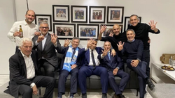 Macri festejó con Guardiola la goleada del City