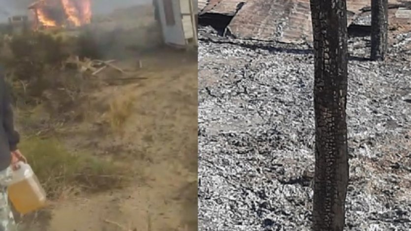 Incendio y extrema tensión en una toma de Vista Alegre