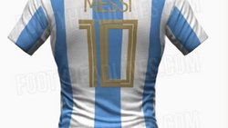 Se volvió a filtrar la probable camiseta de Argentina