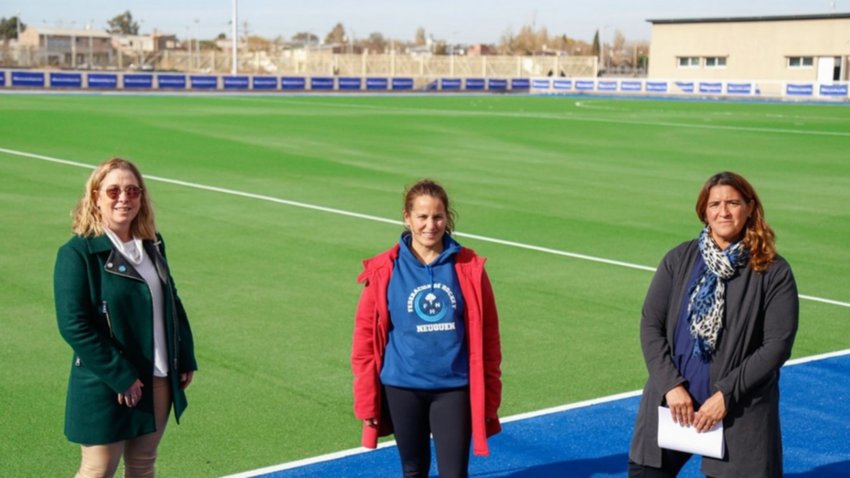 Ultiman detalles para la inauguración de cancha de hockey