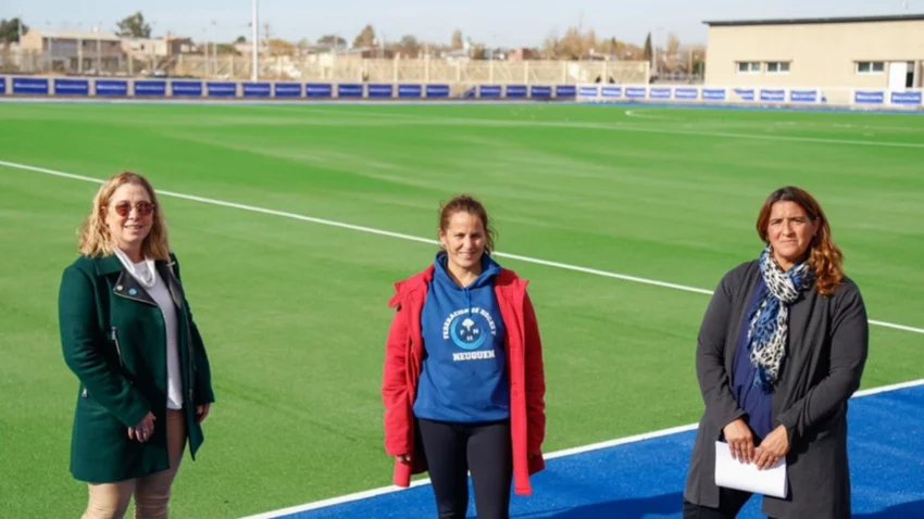 Ultiman detalles para la inauguración de cancha de hockey