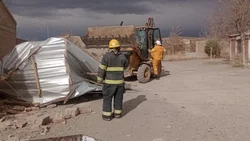 Las tremendas fotos de los destrozos del temporal en Neuquén