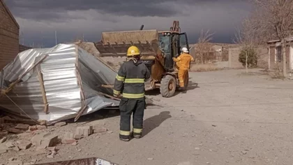 Las tremendas fotos de los destrozos del temporal en Neuquén