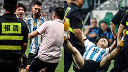 Habló el fanático chino que abrazo a Messi