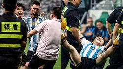 Habló el fanático chino que abrazo a Messi