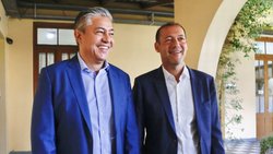 Figueroa, Gutiérrez y Massa avanzan en obras de gas para Añelo