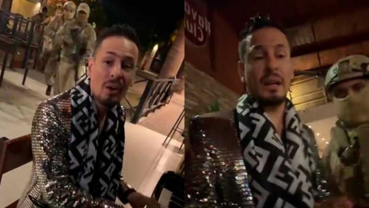 Rodrigo Tapari sufrió un "golpe comando" mientras grababa un vivo