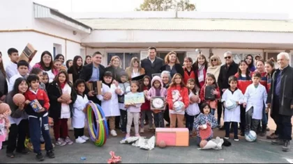 Moyano: "La escuela 144 es el corazón de todos los habitantes"