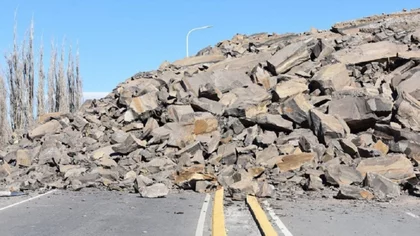Derrumbe en Chos Malal: la ruta estará inactiva por varios meses