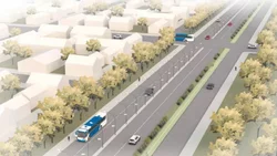 Avanzan las obras de la futura gran avenida en Neuquén