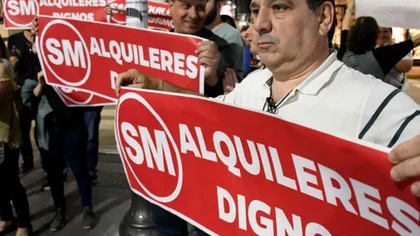 Ley de alquileres: convocan a una movilización para este martes