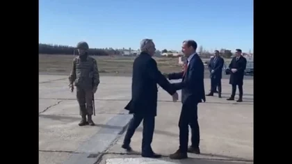 Alberto Fernández llegó a Neuquén