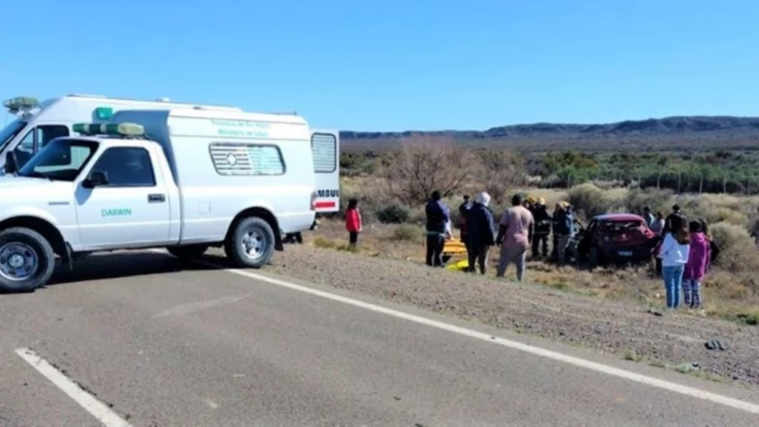 Iban a la fiesta de Ceferino y chocaron en la ruta