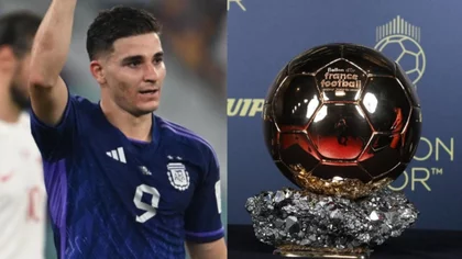 Julián Álvarez fue nominado al Balón de Oro