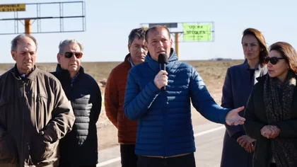 Inauguraron un nuevo tramo de asfalto sobre la ruta 67