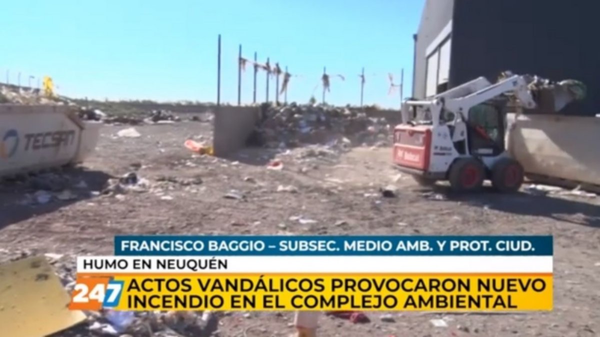 Incendio y denuncias por vandalismo en el complejo ambiental