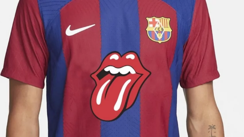 El "Barça" usará la lengua de los Rolling Stones