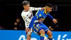 A cinco días de jugar con Palmeiras, Boca igualó con Lanús