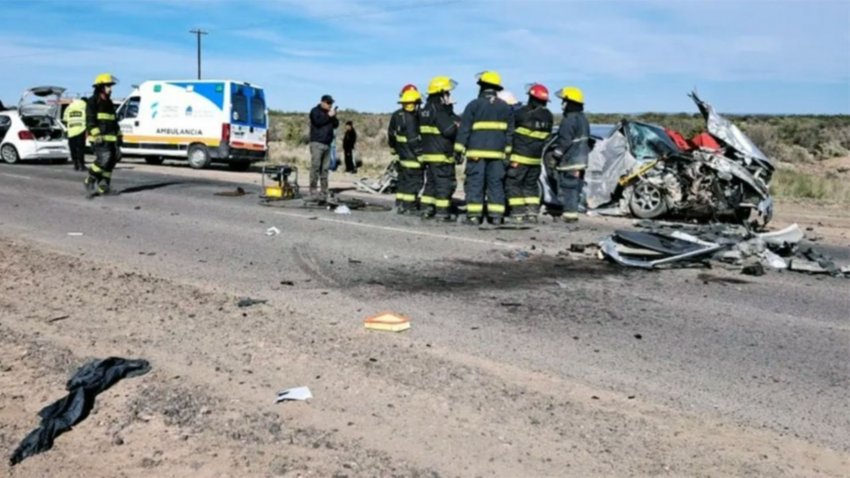 Dos muertos y cuatro heridos en un choque camino al lago