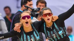 Gallay-Pereyra van por su medalla en beach voley