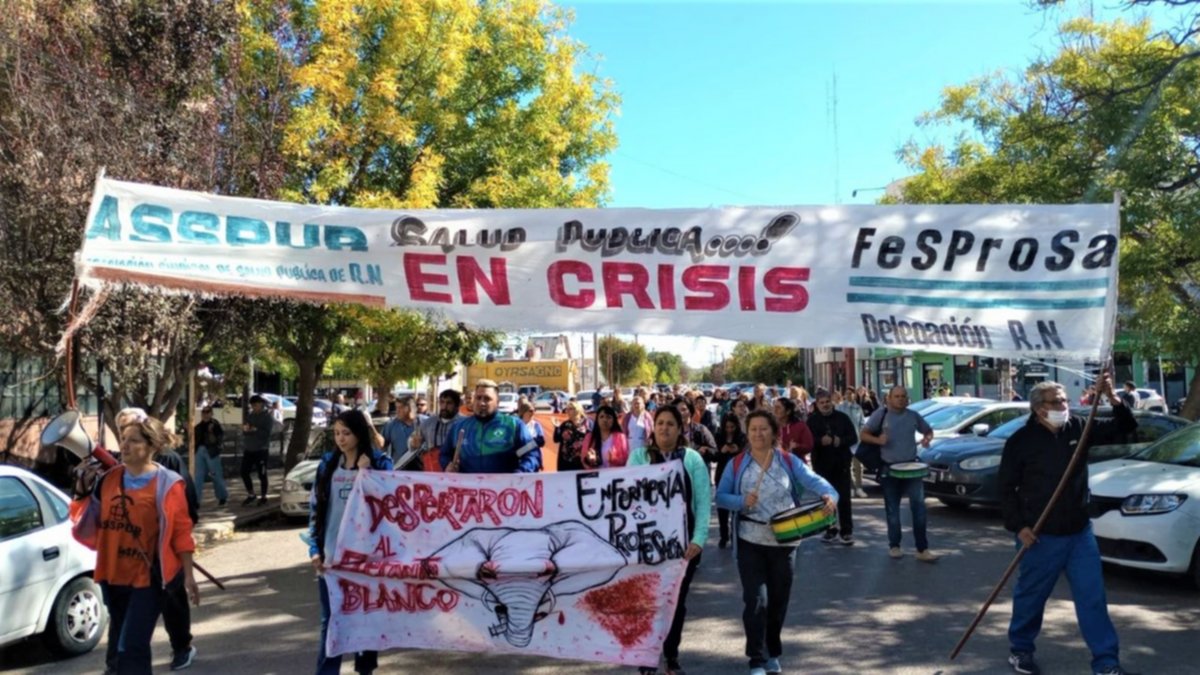 Hospitalarios rionegrinos piden un sueldo de $495 mil