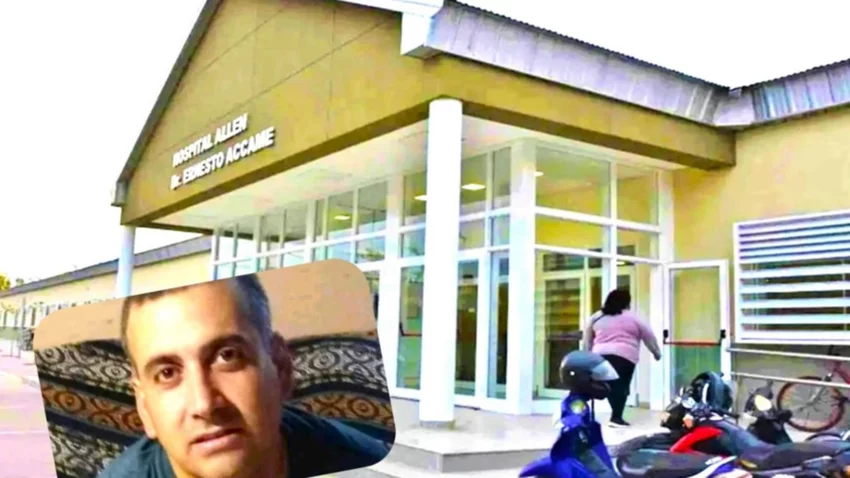 Femicidio en Allen: el hombre investigado sigue internado y con custodia